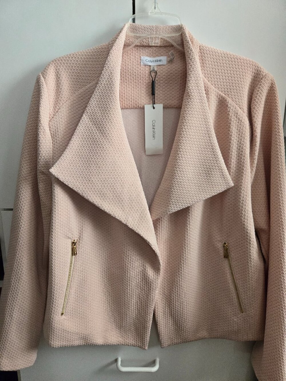 NWT Calvin Klein Jacket - Beautiful Blush - Size XL